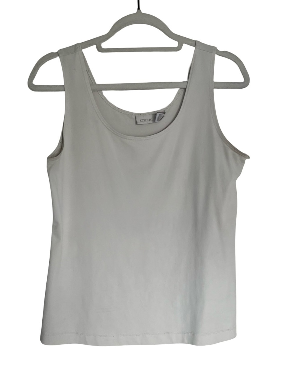 Chicos white tank top size 1